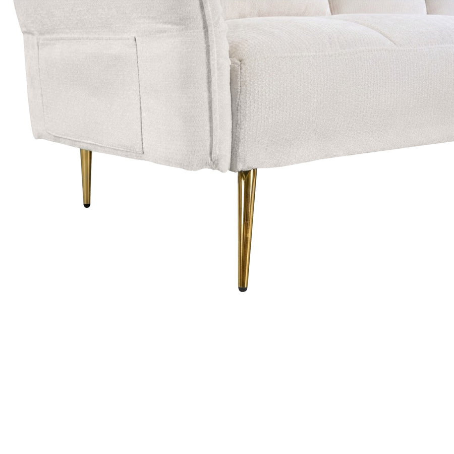 Forest 3 Seater Sofa Bed with Cup Holder - Beige