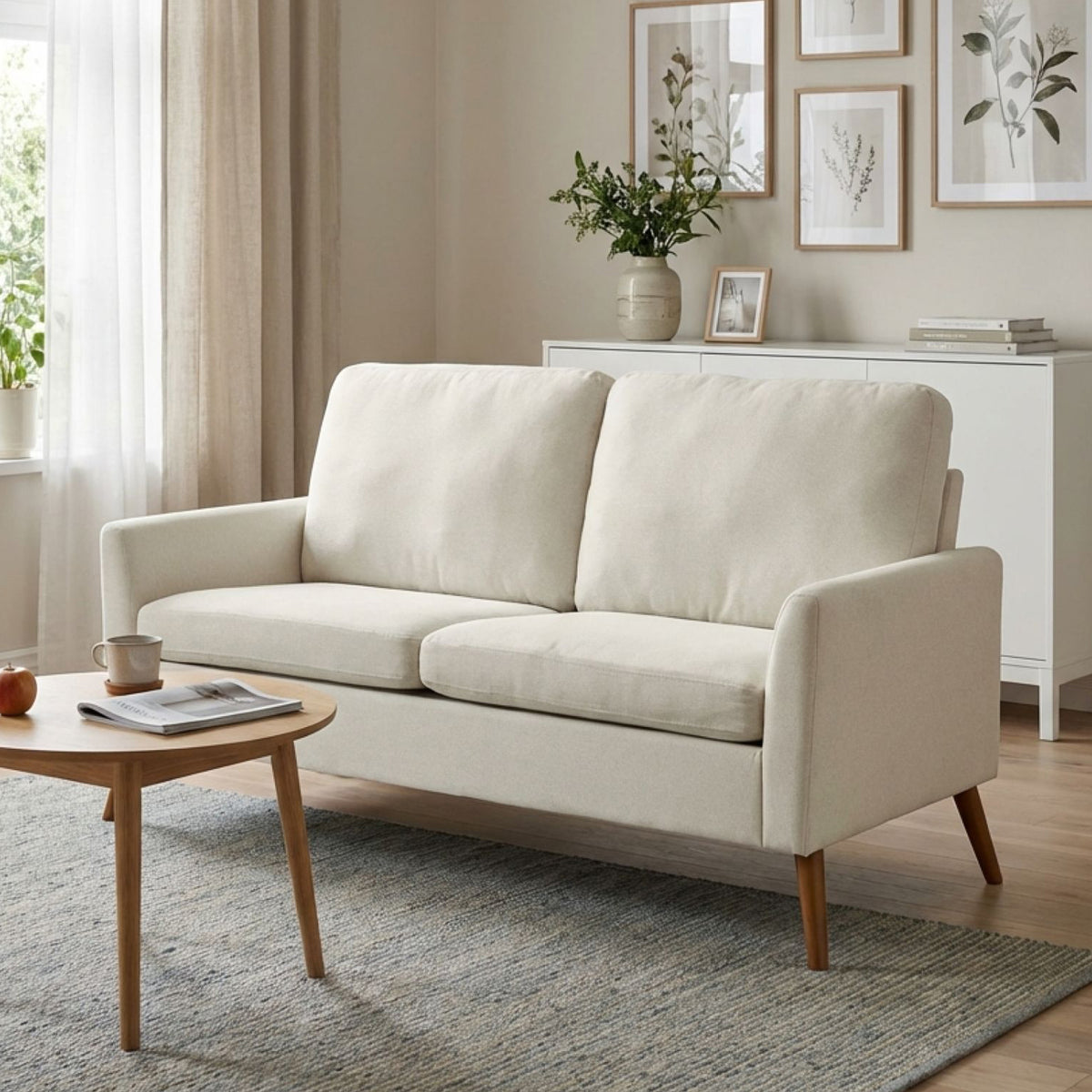 Marine 3 Seater Sofa - Beige