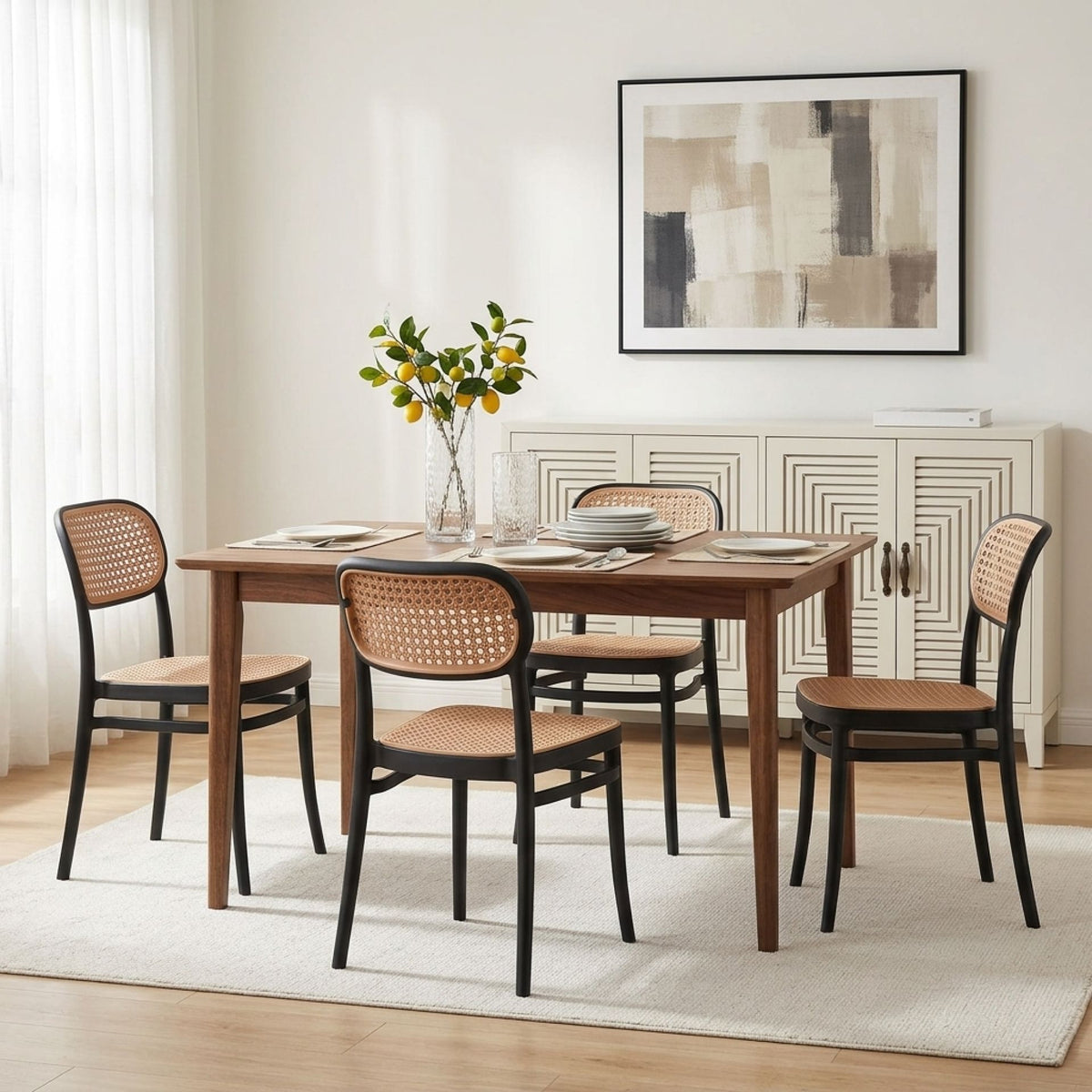 Caleb Dining Chair - Set of 4 - Black