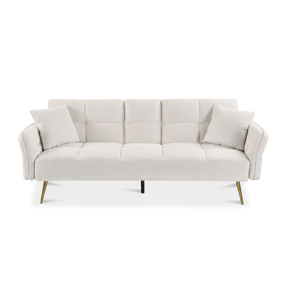Forest 3 Seater Sofa Bed with Cup Holder - Beige
