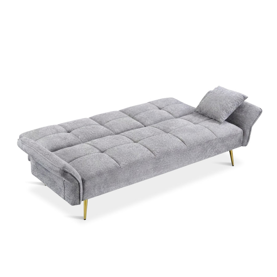 Forest 3 Seater Sofa Bed with Cup Holder - Dark Grey
