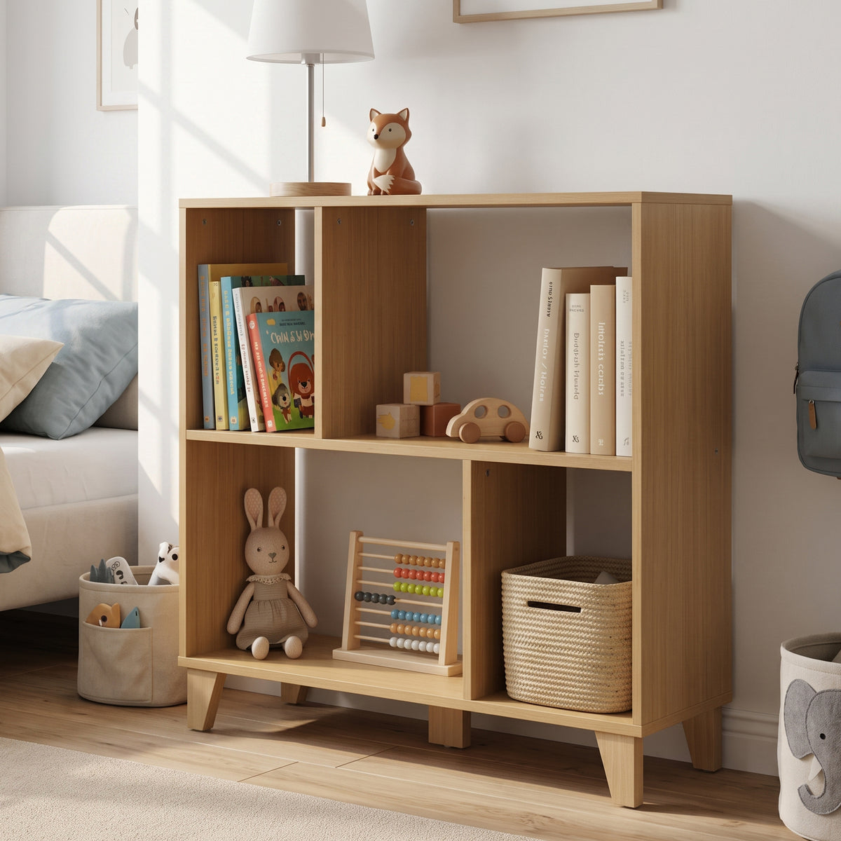 Wairio Bookshelf Storage Shelf - Oak