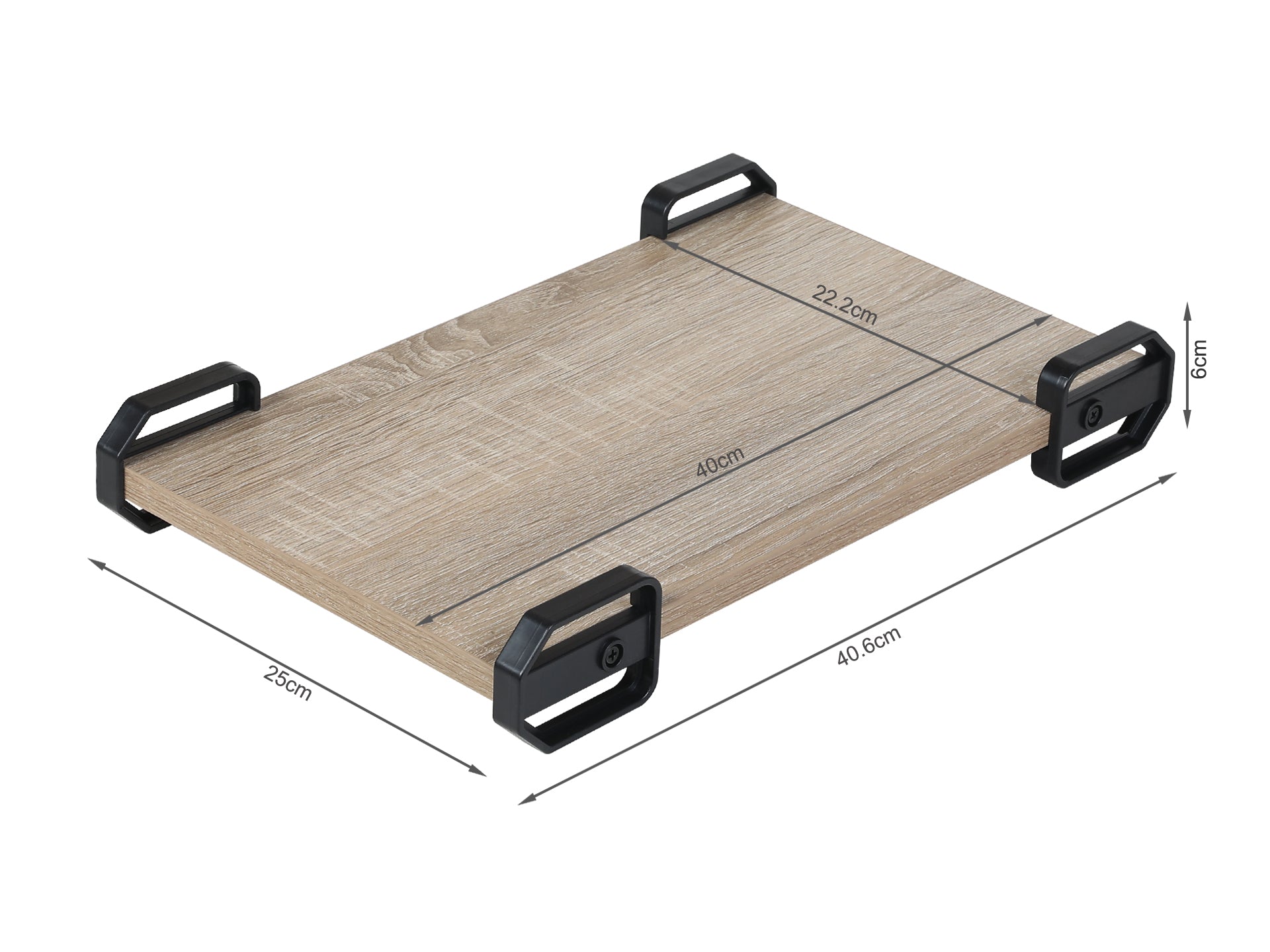 Computer Host Tray - Oak – LivingTopia