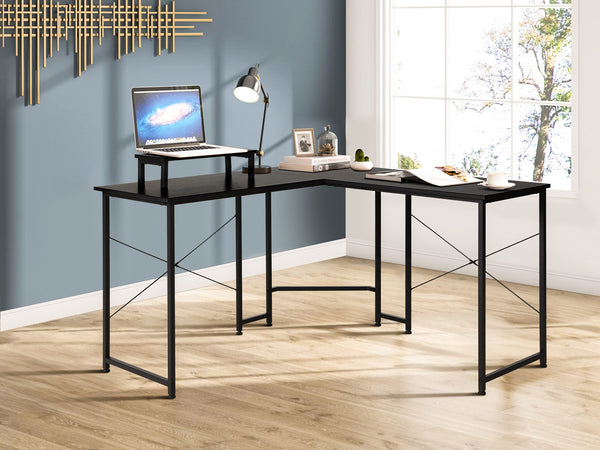 Roman Computer Corner Desk - Black