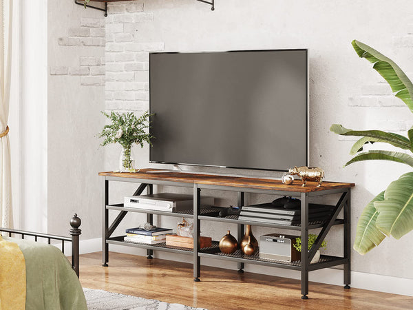 Gambia 1.6m Entertainment Unit - Rustic Brown