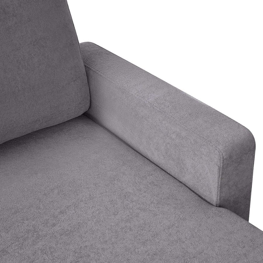 Amy 3 Seater Sofa Bed with Storage - Light Grey