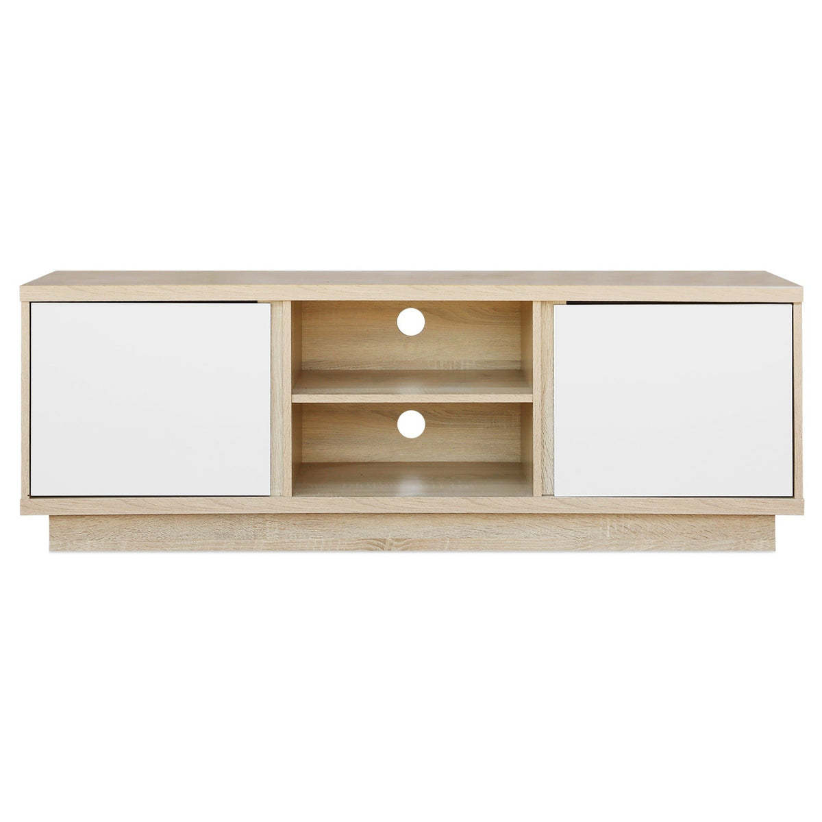 Thames 1.5m Entertainment Unit - Oak + White